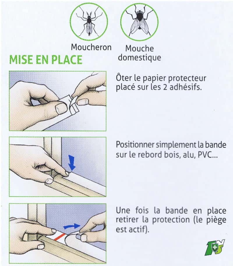 COMPO Barrière Insect Stickers-Fenêtre Anti-Mouches