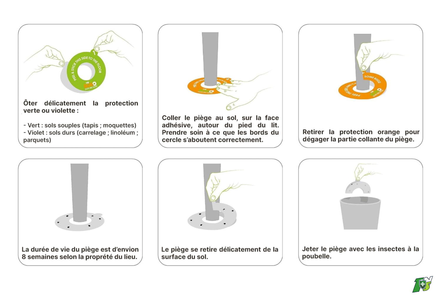 1nuisible1solution.com Piège à Punaise de Lit Bugo